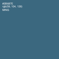 #3B687E - Ming Color Image