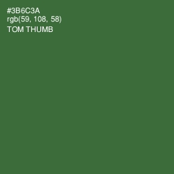 #3B6C3A - Tom Thumb Color Image