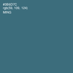 #3B6D7C - Ming Color Image