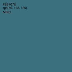 #3B707E - Ming Color Image