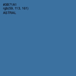 #3B71A1 - Astral Color Image