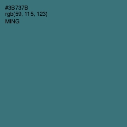 #3B737B - Ming Color Image