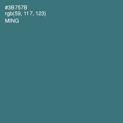 #3B757B - Ming Color Image