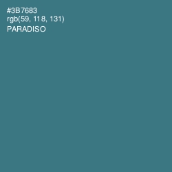 #3B7683 - Paradiso Color Image