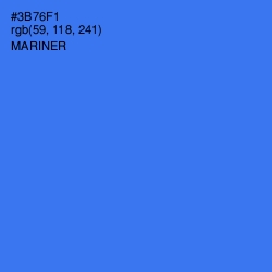 #3B76F1 - Mariner Color Image