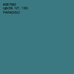 #3B7982 - Paradiso Color Image