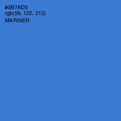 #3B7AD5 - Mariner Color Image
