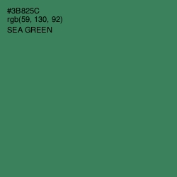 #3B825C - Sea Green Color Image