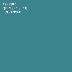 #3B838D - Lochinvar Color Image