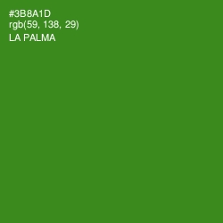 #3B8A1D - La Palma Color Image