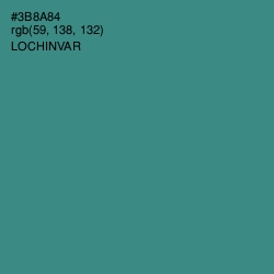 #3B8A84 - Lochinvar Color Image