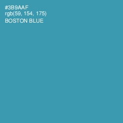 #3B9AAF - Boston Blue Color Image