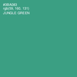 #3BA083 - Jungle Green Color Image