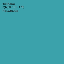 #3BA1AA - Pelorous Color Image