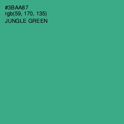 #3BAA87 - Jungle Green Color Image