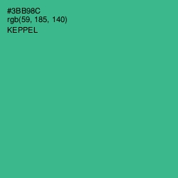 #3BB98C - Keppel Color Image