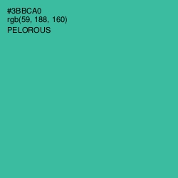 #3BBCA0 - Pelorous Color Image