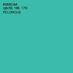 #3BBCAA - Pelorous Color Image
