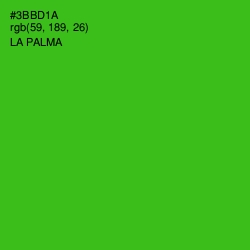 #3BBD1A - La Palma Color Image
