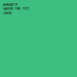 #3BBE7F - Jade Color Image