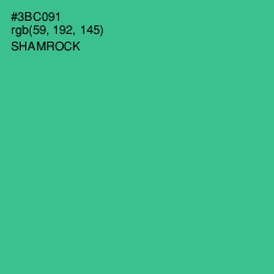 #3BC091 - Shamrock Color Image
