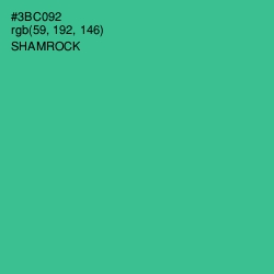 #3BC092 - Shamrock Color Image