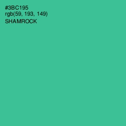 #3BC195 - Shamrock Color Image