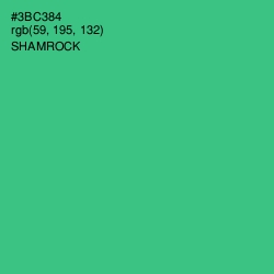 #3BC384 - Shamrock Color Image