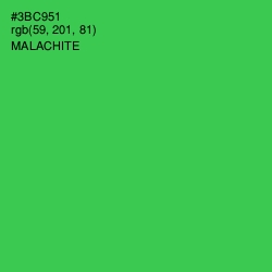 #3BC951 - Malachite Color Image