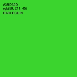 #3BD32D - Harlequin Color Image