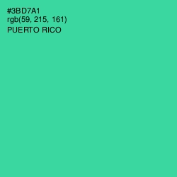 #3BD7A1 - Puerto Rico Color Image