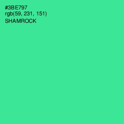 #3BE797 - Shamrock Color Image