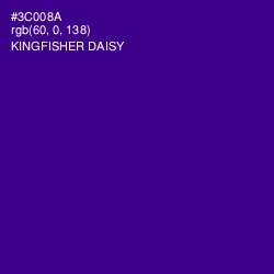 #3C008A - Kingfisher Daisy Color Image