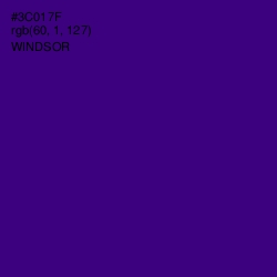 #3C017F - Windsor Color Image