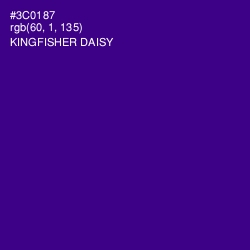 #3C0187 - Kingfisher Daisy Color Image