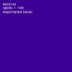 #3C0194 - Kingfisher Daisy Color Image