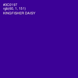 #3C0197 - Kingfisher Daisy Color Image