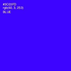 #3C03FD - Blue Color Image