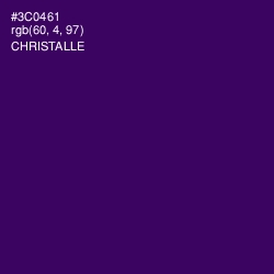 #3C0461 - Christalle Color Image