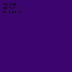 #3C046E - Christalle Color Image