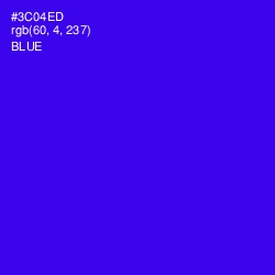 #3C04ED - Blue Color Image