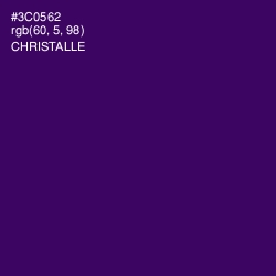 #3C0562 - Christalle Color Image