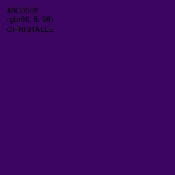 #3C0562 - Christalle Color Image