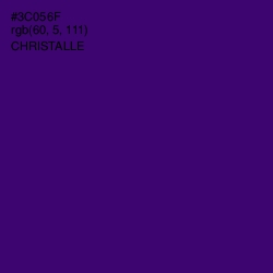 #3C056F - Christalle Color Image