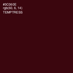 #3C060E - Temptress Color Image