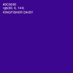 #3C0690 - Kingfisher Daisy Color Image