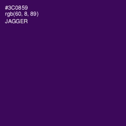 #3C0859 - Jagger Color Image