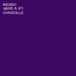 #3C0861 - Christalle Color Image