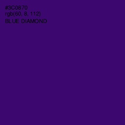 #3C0870 - Blue Diamond Color Image