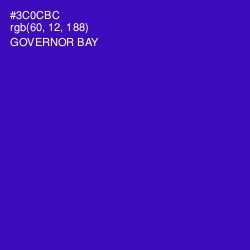 #3C0CBC - Governor Bay Color Image